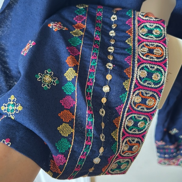 Pakistani/Indain CHINYERE embroidered shalwar - Picture 4 of 5